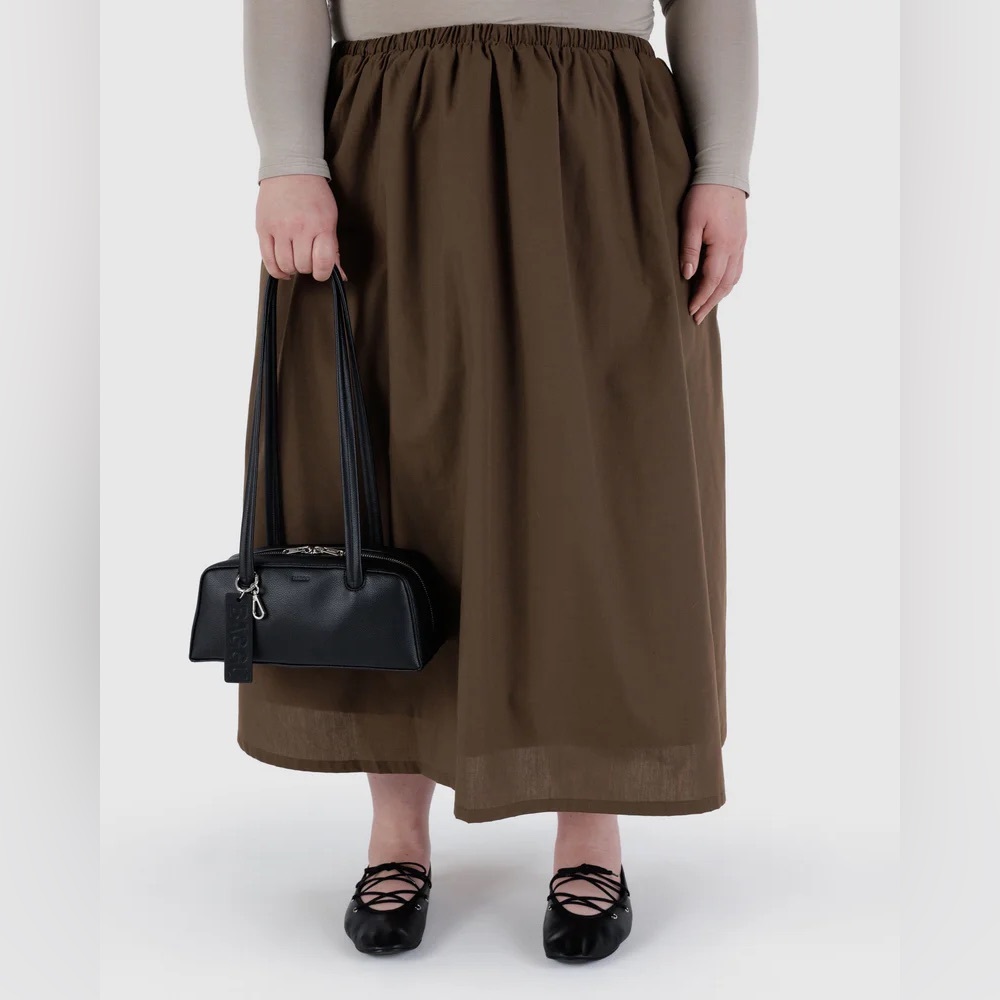 Baggu Small Recycled Leather Bowler Bag - Picture 3 of 5